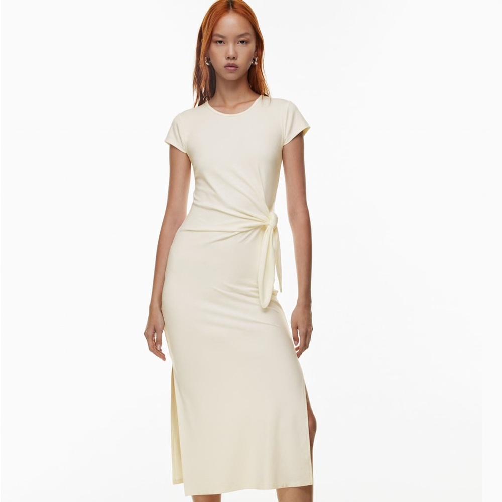 Aritzia Fortune dress in ice lavender color